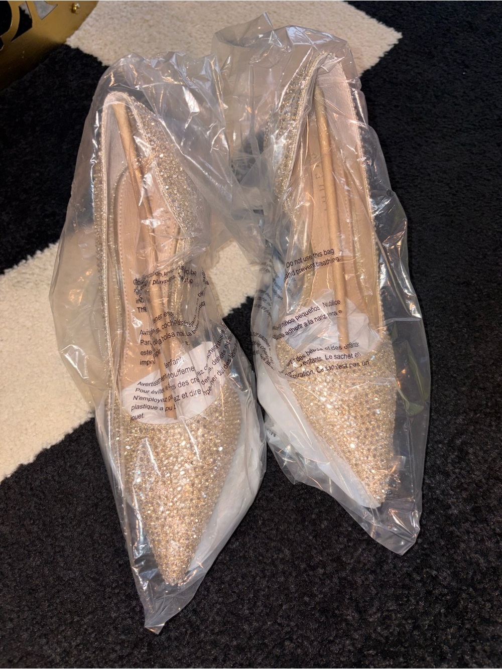 Gianni Bini Embellished Pointed-Toe Evening Pumps in Champagne - Picture 3 of 7